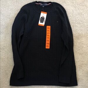 Tommy Hilfiger Navy Cable Knit Sweater  XXL